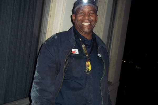Restaurant hood cleaning technician