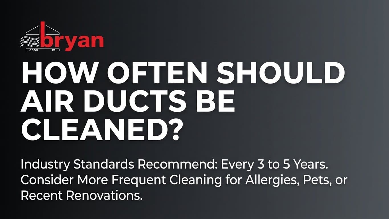 How Often Should Air Ducts Be Cleaned?